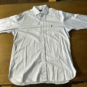 Polo Ralph Lauren 16 1/2.    42.    Button up long sleeve dress shirt